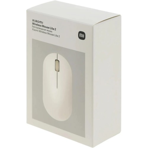 XIAOMI Мышь беспроводная Mi Wireless Mouse Lite 2 (XMWXSB02YM) белая