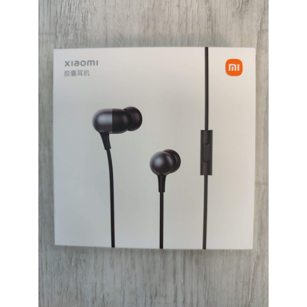 XIAOMI Наушники проводные 3.5 Mi Capsule Headphones DDQ01WM черные
