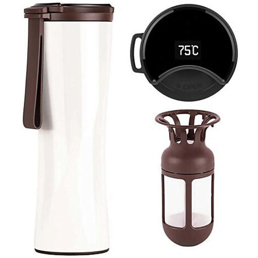 XIAOMI Термокружка Kiss Kiss Fish MOKA Smart Cup 430ml белая