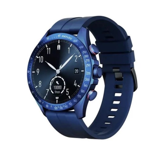 XIAOMI Умные часы HAYLOU Smart Watch Solar Pro LS18 (1,43"/IP68/функция звонка/300mAh) синие