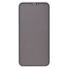 Защитное стекло iPhone 13/13 Pro/14 АНТИШПИОН черное