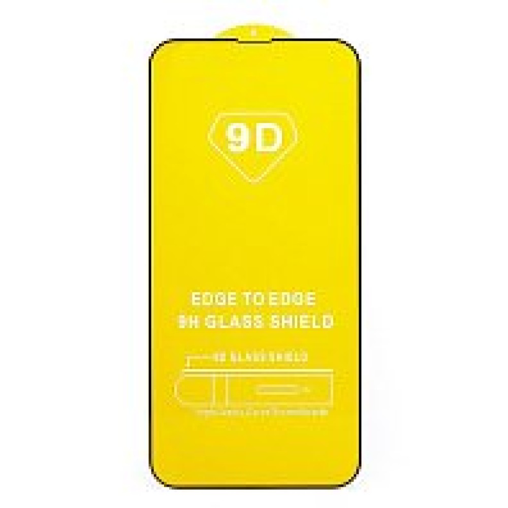 Защитное стекло iPhone 13 Pro Max/14 Plus 9D черное