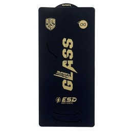 Защитное стекло iPhone 16/15 OG ANTISTATIC черное