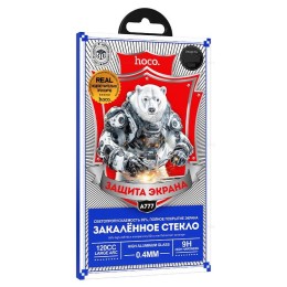 Защитное стекло iPhone 16 Pro HOCO A777 Bear HD черное
