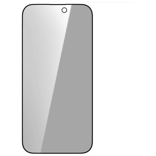 Защитное стекло iPhone 17 Pro АНТИШПИОН черное