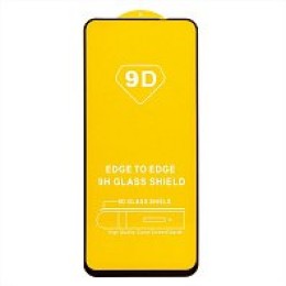 Защитное стекло Realme C25Y/C21Y 9D черное