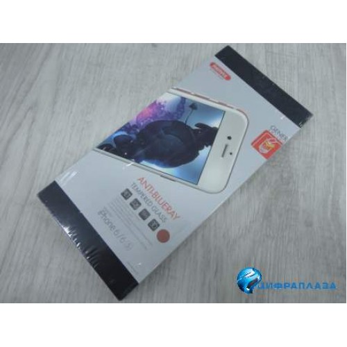 Защитное стекло Remax Gener Anti Blue-ray 3D iPhone 6 "0.26mm" розовое