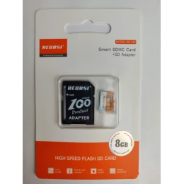 8Гб карта памяти RECRSI RE-MD microSD + SD адаптер class10