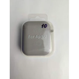 Чехол для наушников AirPods 1/2 Protection Case с карабином (10) бежевый