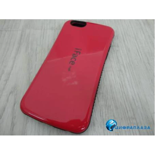 Чехол пластиковый iPhone 6 iFace mall красный