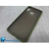 Чехол пластиковый Samsung A10s с окантовкой бледно-зеленый