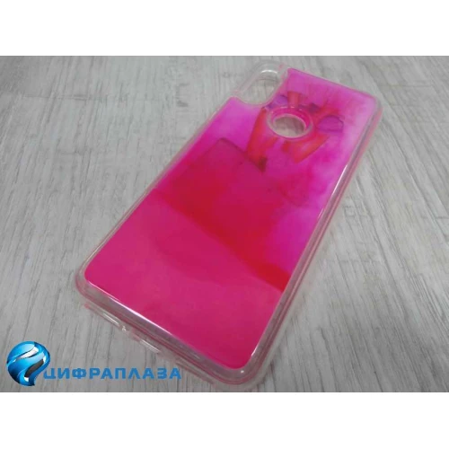 Чехол пластиковый Xiaomi Redmi 7 песок в воде неоновый с рисунком (01)
