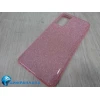 Чехол силикон-пластик Huawei Honor 30 Fashion с блестками розовый