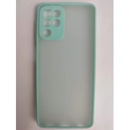 Чехол силикон-пластик Samsung A22 Skin Shell бирюзовый