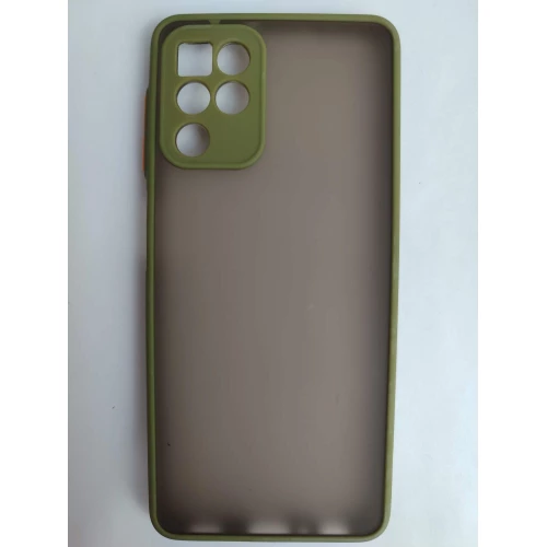 Чехол силикон-пластик Samsung A22 Skin Shell хаки