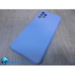 Чехол силикон-пластик Samsung M32 5G Soft Touch бледно-голубой