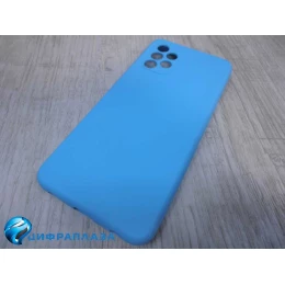 Чехол силикон-пластик Samsung M32 5G Soft Touch голубой