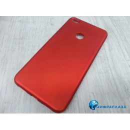 Чехол силиконовый Huawei Enjoy 7 матовый красный