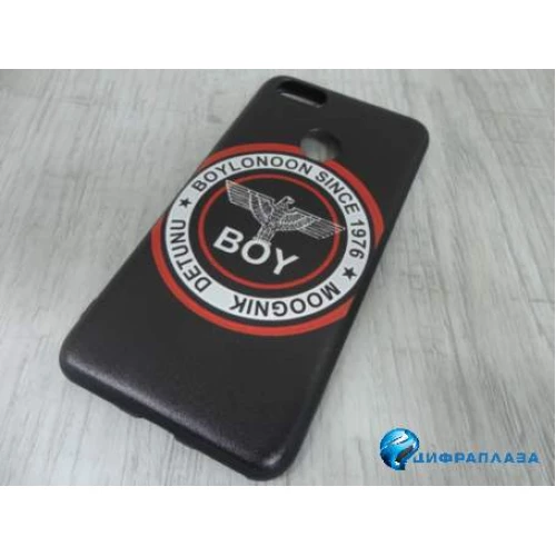 Чехол силиконовый Huawei Enjoy 7 с рисунком (02)