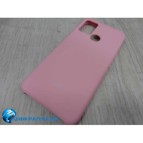 Чехол силиконовый Huawei Honor 9A Silicone Case Soft Touch розовый
