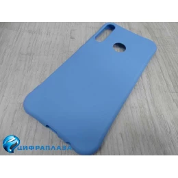 Чехол силиконовый Huawei Honor 9C Slim Stripe голубой