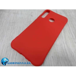 Чехол силиконовый Huawei Honor 9C Slim Stripe красный