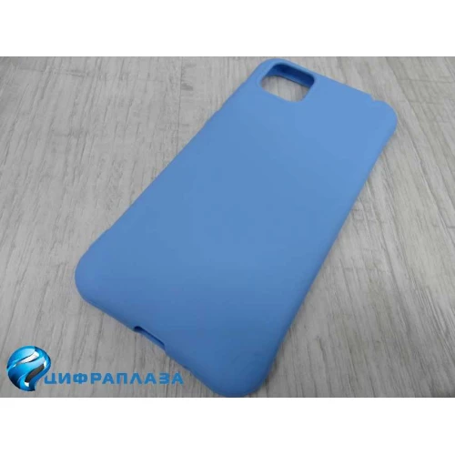 Чехол силиконовый Huawei Honor 9S Slim Stripe голубой