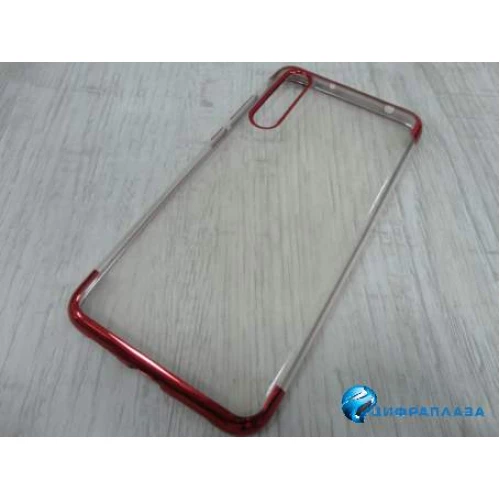 Чехол силиконовый Huawei P20 Pro/Plus с красным контуром