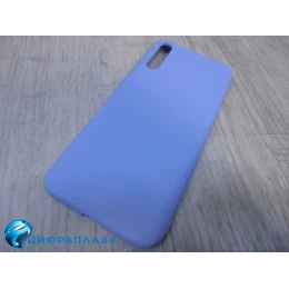 Чехол силиконовый Huawei Y8P/P Smart S Silicone Case New Era голубой