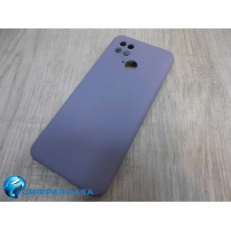 Чехол силиконовый POCO С40 Slicon Cover Nano космический серый