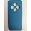 Чехол силиконовый Redmi 14C/POCO C75 Silicone Cover без лого темно-синий