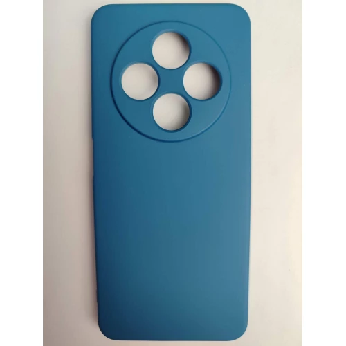 Чехол силиконовый Redmi 14C/POCO C75 Silicone Cover без лого темно-синий
