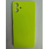 Чехол силиконовый Samsung A06 Silicone Cover Nano салатовый