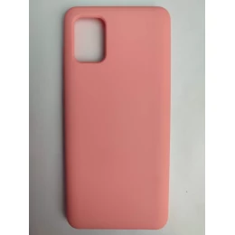 Чехол силиконовый Samsung A31 Silicone Cover Nano розовый