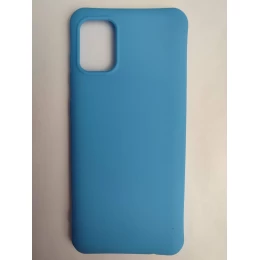 Чехол силиконовый Samsung A31 Slim Stripe голубой