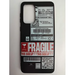 Чехол силиконовый Samsung A33 Black Print (002)