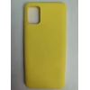 Чехол силиконовый Samsung A51 Silicone Cover Nano желтый