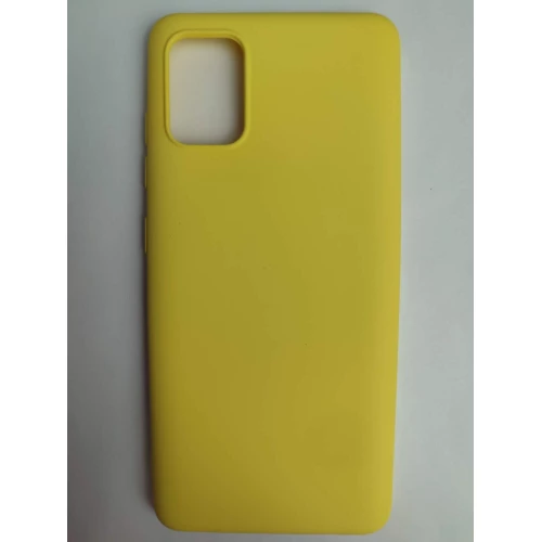 Чехол силиконовый Samsung A51 Silicone Cover Nano желтый