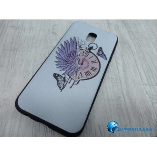 Чехол силиконовый Samsung J5 2017 (J530) с рисунком (04)