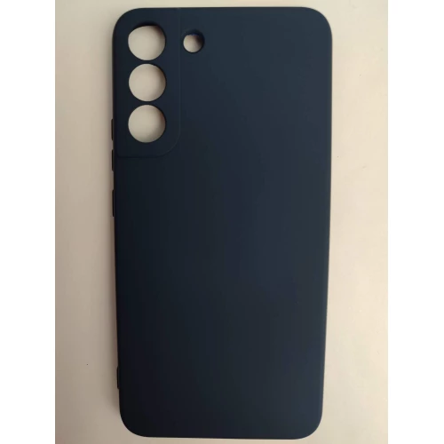 Чехол силиконовый Samsung S22 Plus Silicone Cover темно-синий