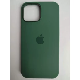 Чехол силиконовый Silicone Case MagSafe ORG iPhone 13 Pro Max темно-зеленый