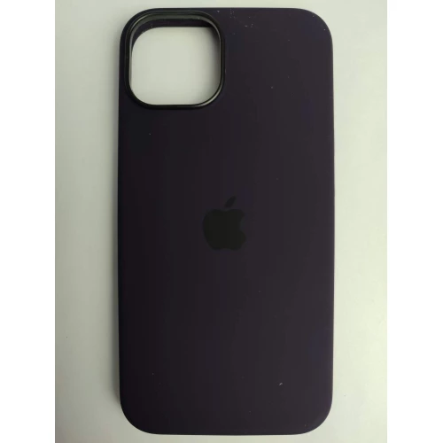 Чехол силиконовый Silicone Case MagSafe ORG iPhone 14 темно-фиолетовый
