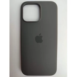 Чехол силиконовый Silicone Case MagSafe ORG iPhone 16 Pro Max графит
