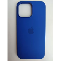 Чехол силиконовый Silicone Case MagSafe ORG iPhone 16 Pro Max синий