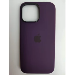 Чехол силиконовый Silicone Case MagSafe ORG iPhone 16 Pro Max темно-бордовый