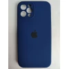 Чехол силиконовый Silicone Case ORG iPhone 12 Pro (защита камеры) темно-синий (39)