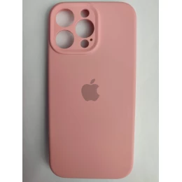 Чехол силиконовый Silicone Case ORG iPhone 16 Pro Max (защита камеры) розовый (04)