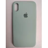 Чехол силиконовый Silicone Case ORG iPhone XR (полная защита) (021) голубой