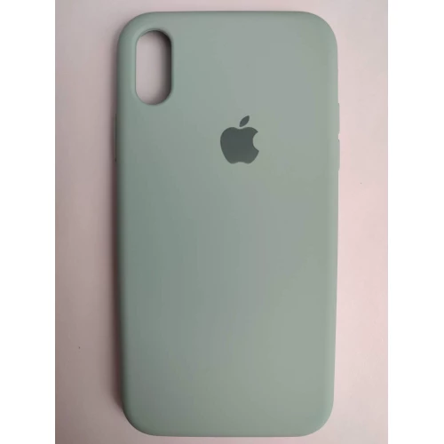 Чехол силиконовый Silicone Case ORG iPhone XR (полная защита) (021) голубой