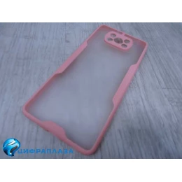 Чехол силиконовый Xiaomi POCO X3 Limpid Case розовый